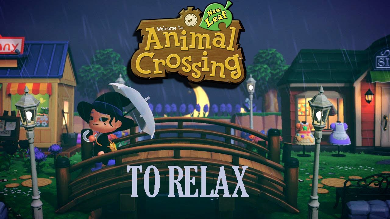 a rainy town animal crossing ost + thunderstorm ambience YouTube