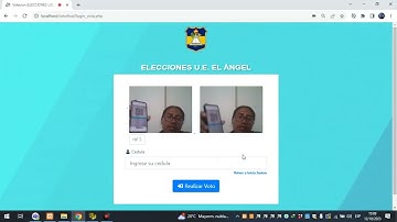 SISTEMA VOTO ELECTRÒNICO