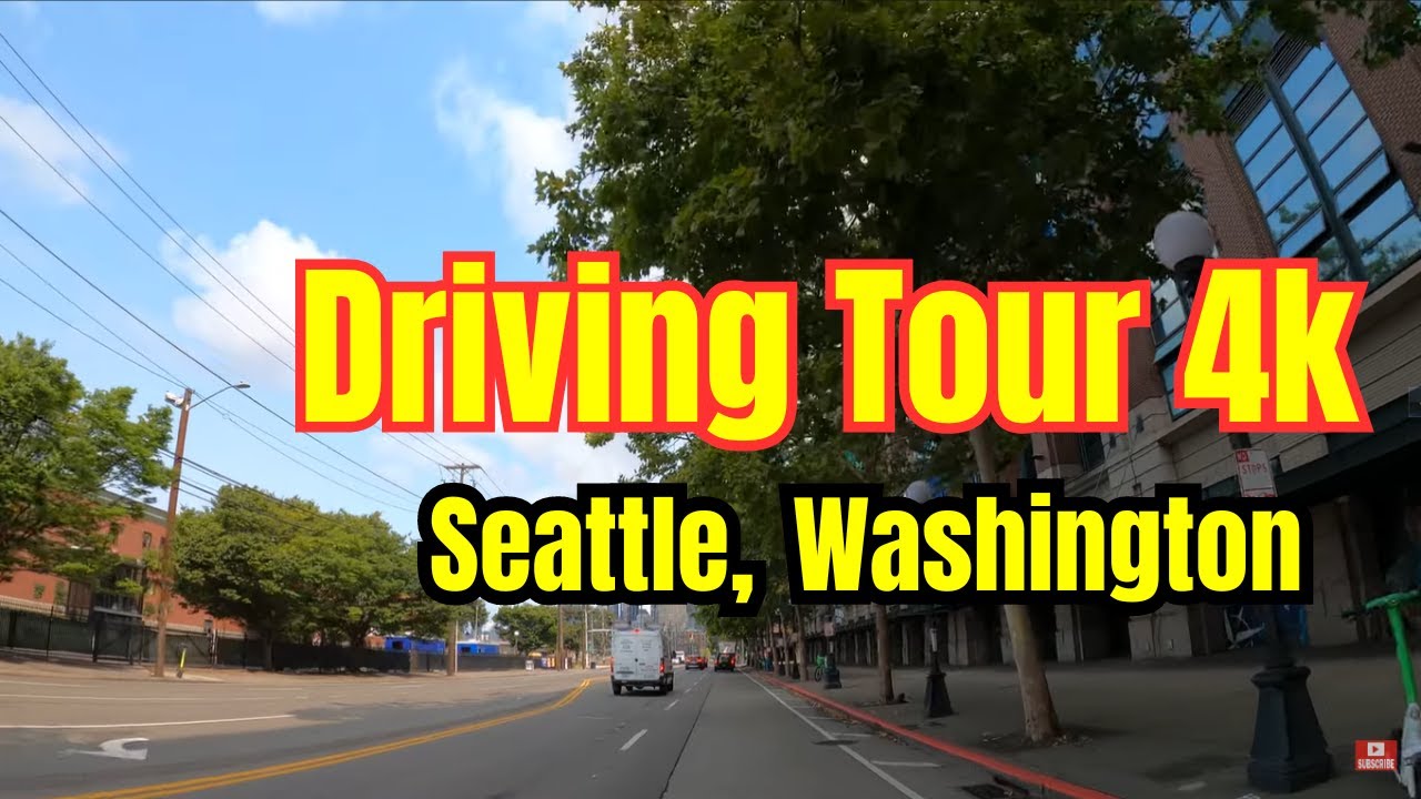 Driving Tour 4K | Highway 509 to Downtown, Seattle, Washington, USA | Trek Wanders new vlog 2024