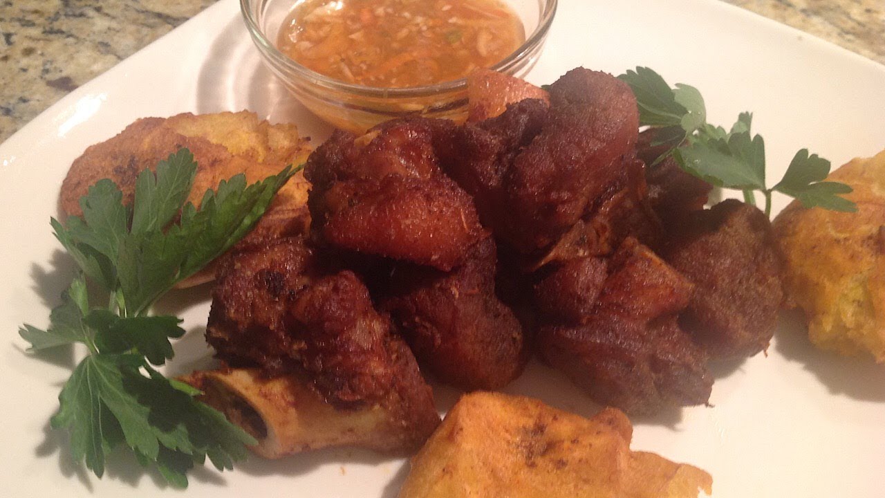 How to make Haitian Style Fried Pork (Griot) YouTube