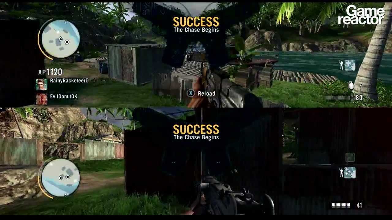 Far Cry 3 First 10 Minutes Co Op Splitscreen Gameplay Youtube