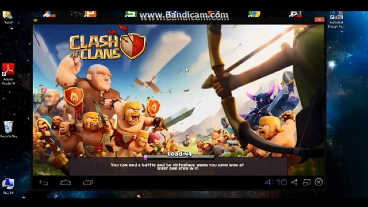 can you get clash of clans on a laptop