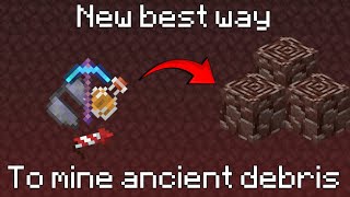 New Best And Easy Way To Find Ancient Debris/Netherite - Minecraft 1.20/1.21