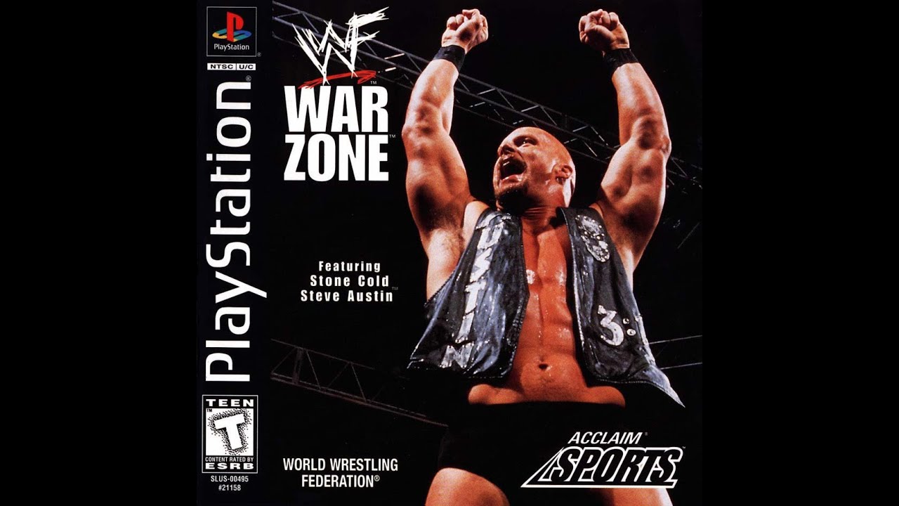 PlayStation - PS☆WWF WAR ZONE GREATEST HITS 海外版 北米版