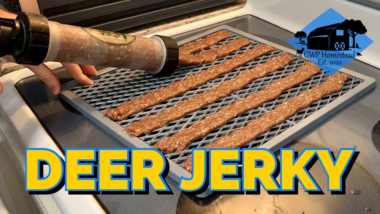 Ground Venison Jerky Make Deer Jerky With Jerky Gun Dehydrator ground-venison-jerky-make-deer-jerky-with-jerky-gun-dehydrator