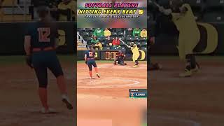 Softball Players Hitting Every Beat#womenssoftball #softball #fastpitchsoftball