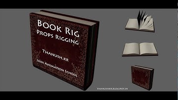 Book Rig | Rigging test | Props Rigging | Maya