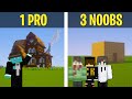 Build battle 1 pro vs 3 noobs