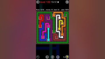 Flow Free Walkthrough - Pockets Pack 12x12 - Level 121 to 150