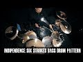 JamesPayneDrums.com - Six Strokes Bass Drum Pattern Indipendence drum lesson preview