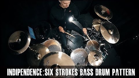 JamesPayneDrums.com - Six Strokes Bass Drum Pattern Indipendence drum lesson preview