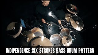 JamesPayneDrums.com - Six Strokes Bass Drum Pattern Indipendence drum lesson preview