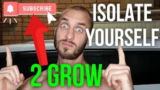 HOW TO EVOLVE & GROW-----ISOLATE TO ELEVATE #MOTIVATION #PERSONALDEVELOPMENT #SUCCESS #DREAM