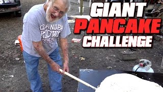 THE GIANT PANCAKE CHALLENGE!!