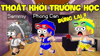 SAMMY CÙNG MÈO SIMMY THỬ THÁCH 24H THOÁT KHỎI TRƯỜNG HỌC TRONG LÀNG HERO TEAM MINI WORLD