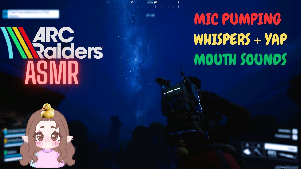 Arc Raiders ASMR ♡ Mic Pumping, Swirling + Whispers/yap ♡