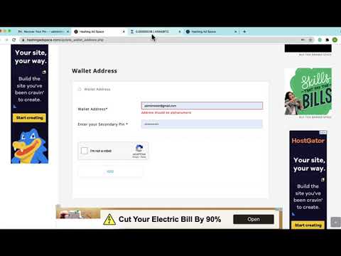 How to Add Your Asimi Wallet Address to Your Hashing Ad Space Account