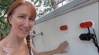 How to install a backup camera  on your RV | Class C motorhome reverse camera install