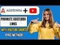 How to Promote Adsterra Direct Link with YouTube Shorts