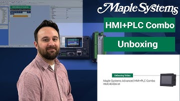 Unboxing a Maple Systems HMI+PLC Combo - HMC4043A-M