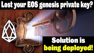 🔵 Lost EOS Genesis Private Keys - Major Update – Key Swap Solution Being Deployed