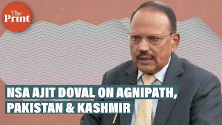 NSA Ajit Doval on Agnipath: 'No rollback, violence & vandalism won't be tolerated'. Full interview