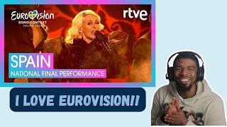 AMERICAN REACTS TO Nebulossa - ZORRA | Spain 🇪🇸 | National Final Performance | Eurovision 2024