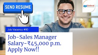 Register free at erekrut, a pre-hiring assessment job portal,
initiative of panacea to look out for better opportunities.register
now at-:https://erekrut.pa...