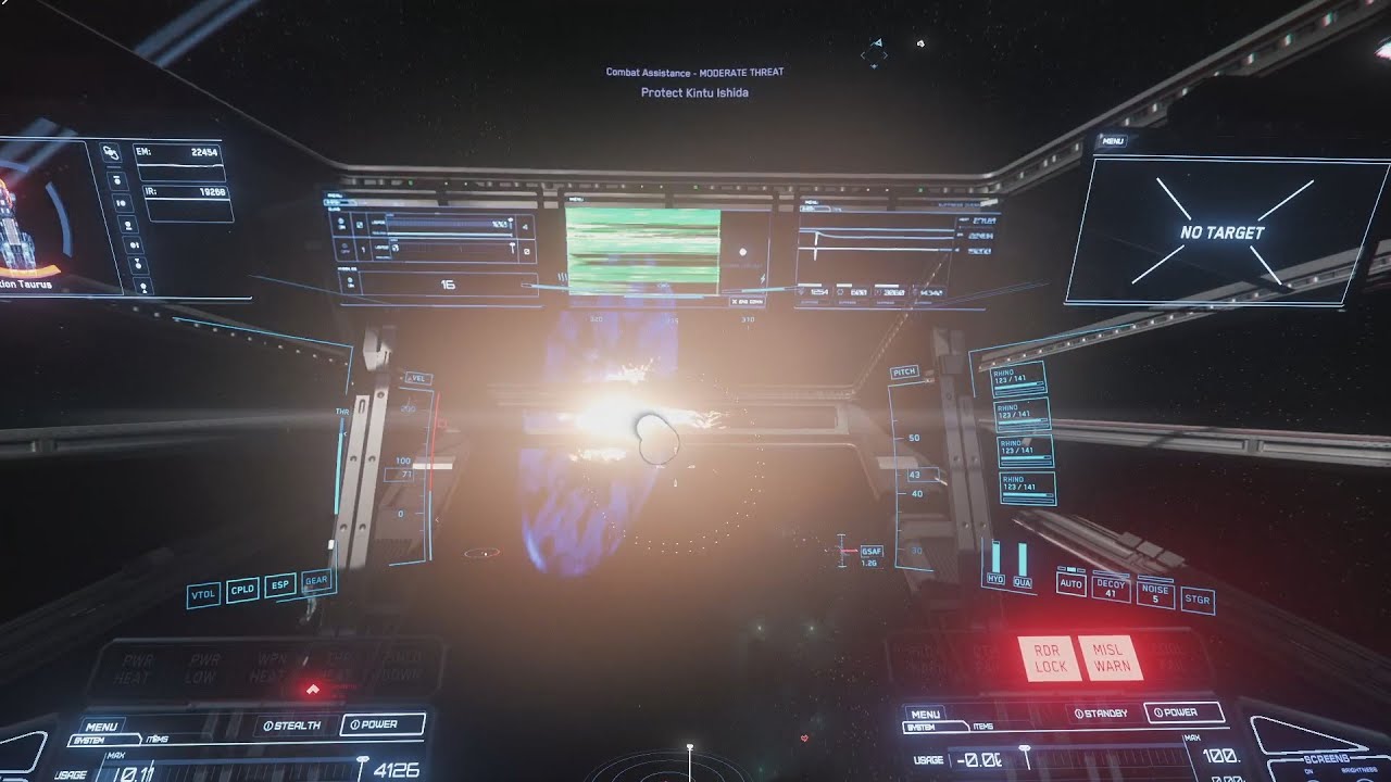 Moderate Threat Combat Assist Mission - Star Citizen 3.17.2 PTU - YouTube
