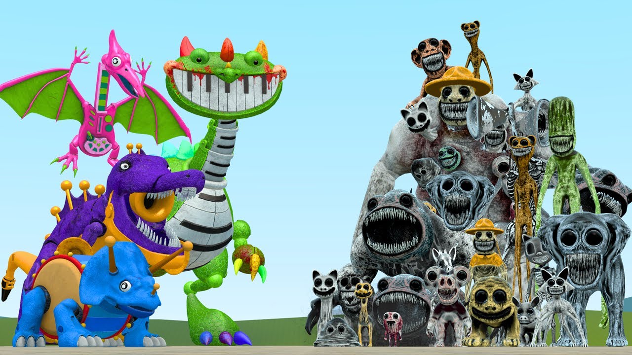 All New Dino Toys Pianosaurus Family Poppy Playtime 4 Vs All