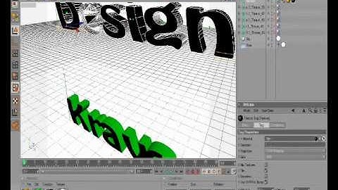 Cinema 4D Thrausi Tutorial(Exploding Text)Intro