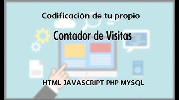 Contador de visitas en tu Web. Html JavaScript Php