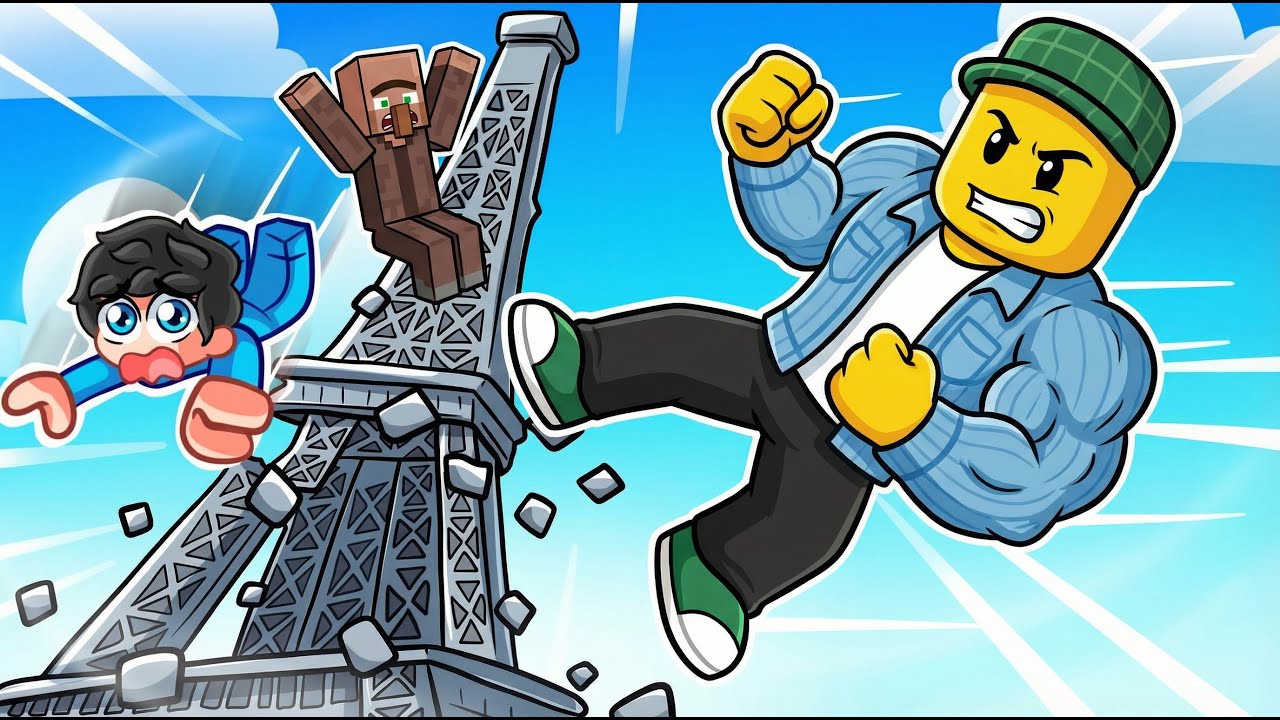 Uništi I Skoči Sa Tornja U Robloxu!