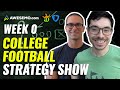 CFB DFS Picks: Daily Fantasy Strategy Show for DraftKings + FanDuel Thursday 8/26