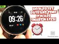 HOW TO SET THE TIME AND DATE OF YOUR JSW1688 SMARTWATCH | AQUA FIT SMARTWATCH | TUTORIAL ENGLISH