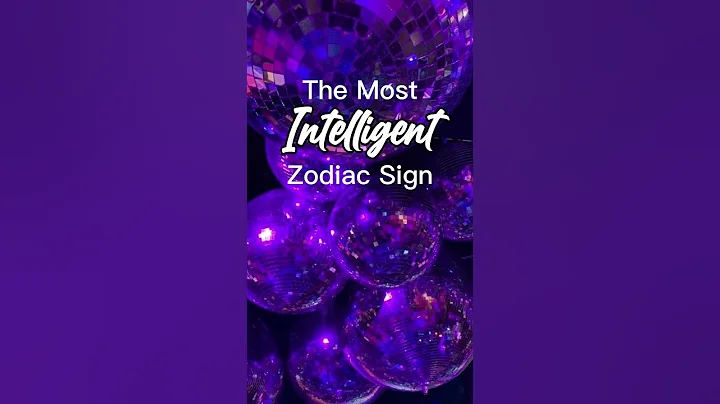 The Most Intelligent Zodiac Sign #zodiac #zodiacsigns
