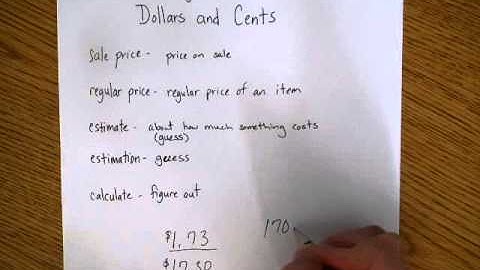 Everyday Math Lesson 1 11 Parent Help Video