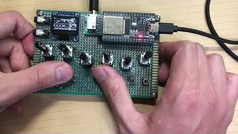 ESP32_mozzi_drum machine mozziを使った自作ドラムマシン