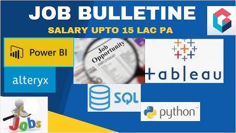 Data Analytics #Hiring  | #Power BI #Python #Tableau | #Jobs| Salary 15 Lac| Check this video Apply