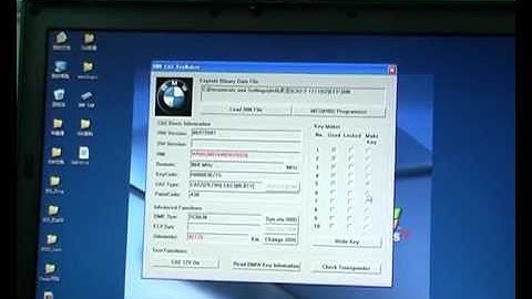 BMW CAS AK300 Key Maker  instruction video
