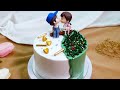 Encapsulates magic of shared moments love cream cake with sweet young couple on the grass