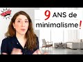 9 ANS DE MINIMALISME | CE QUE J’AI APPRIS