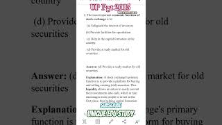 Functions of stock Market | UP pgt commerce 2015  #businessstudies #uppgtcommerce #uptgtcommerce