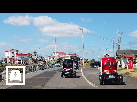 [4K] 전기스쿠터 타고 우도 한바퀴 돌기 l 제주도여행 Electric Scooter Ride Around Jeju Island Udo