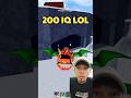 200 IQ in Blox Fruits #roblox #bloxfruit #bloxfruits #shorts