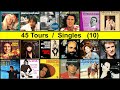 45 tours  singles 10  medley chansons franaises 20 titres
