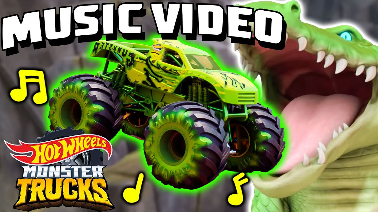 Smash and Roar” REMIX ft. Hot Wheels Monster Truck MEGA WREX 🦈