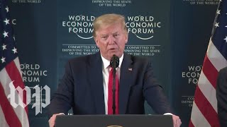 WATCH LIVE: Trump holds news conference in Davos amid Senate impeachment trial