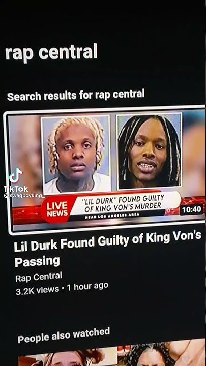 Lil Durk Found Guilty Of King Von Passing Lil Durk Found Guilty From King Von’s Passing - YouTube