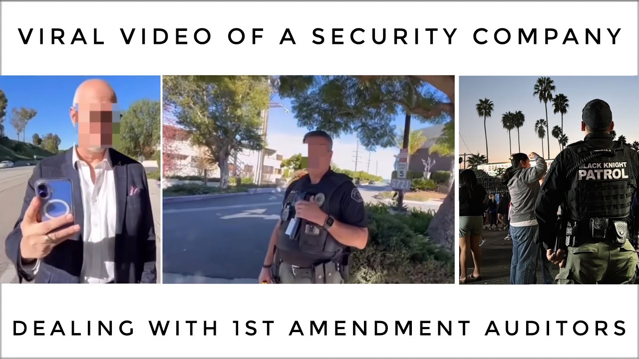 Вирусное видео, на котором охранная компания имеет дело с аудитором, специализирующимся на вопрос...